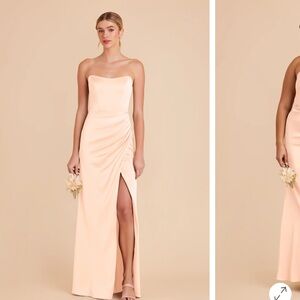 Birdy Grey bridesmaid dress in peach cream
